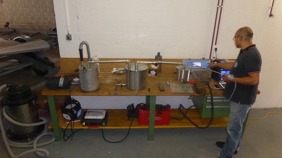 Foto 01 der Anlage im Labor „Flüh“